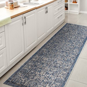 JONATHAN Y Tela Bohemian Textured Weave Floral Indoor/Outdoor Area Rug - 1 of 4