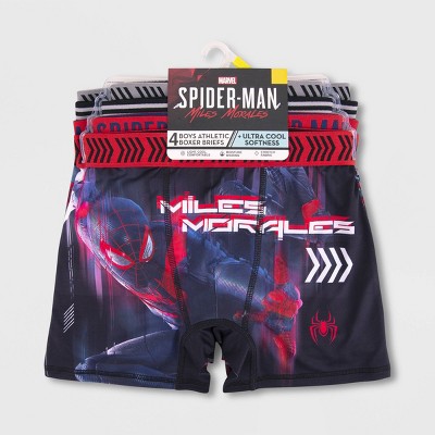 Boys' Spider-Man: Miles Morales 4pk Underwear - 10