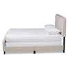 Annalisa Fabric Upholstered Button Tufted Panel Bed - Baxton Studio - image 2 of 4