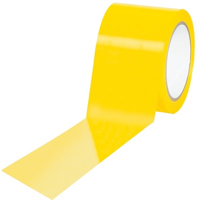 The Packaging Wholesalers Tape Logic Solid Vinyl Safety Tape 6.0 Mil 3" x 36 yds. Yellow 16/Case