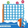 Costway Giant 4 in A Row Jumbo 4-to-Score Game Set W/Storage Carrying Bag for Kids Adult - 3 of 4