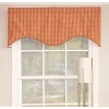 RLF Home Common Check Corded Cornice 100% Cotton with Fully Lined 3" Rod Pocket Valnance for Windows 50" x 17" Candy - 2 of 4