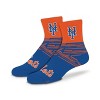 MLB New York Mets Youth Quarter Socks - 2pk: Cushioned Heel & Toe, Team Logo Design - 3 of 4