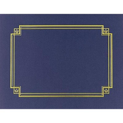 Great Papers Premium Textured Certificate Holder Navy 938903