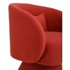 CAVINAS Fabric Swivel Chair, Accent Chair with Hidden 360° Swivel Base, Round Barrel Chair, Armchair for Living Room Bedroom - 2 of 4