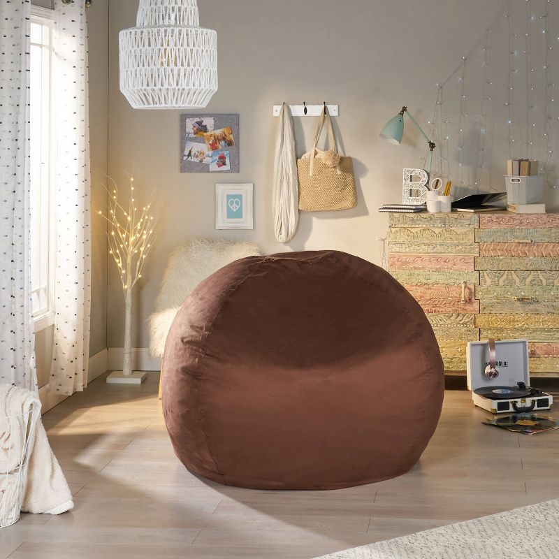 Madison Faux Suede Beanbag 5' - Christopher Knight Home, 5 of 7