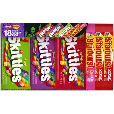 Mars - Skittles & Starburst Halloween Assorted Variety Pack - 37.05oz/18ct