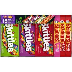 Mars - Skittles & Starburst Halloween Assorted Variety Pack - 37.05oz/18ct - 1 of 4