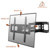 Best Choice Products® TV Wall Mount Articulating Dual Arm Swivel Tilt LCD LED - image 3 of 3