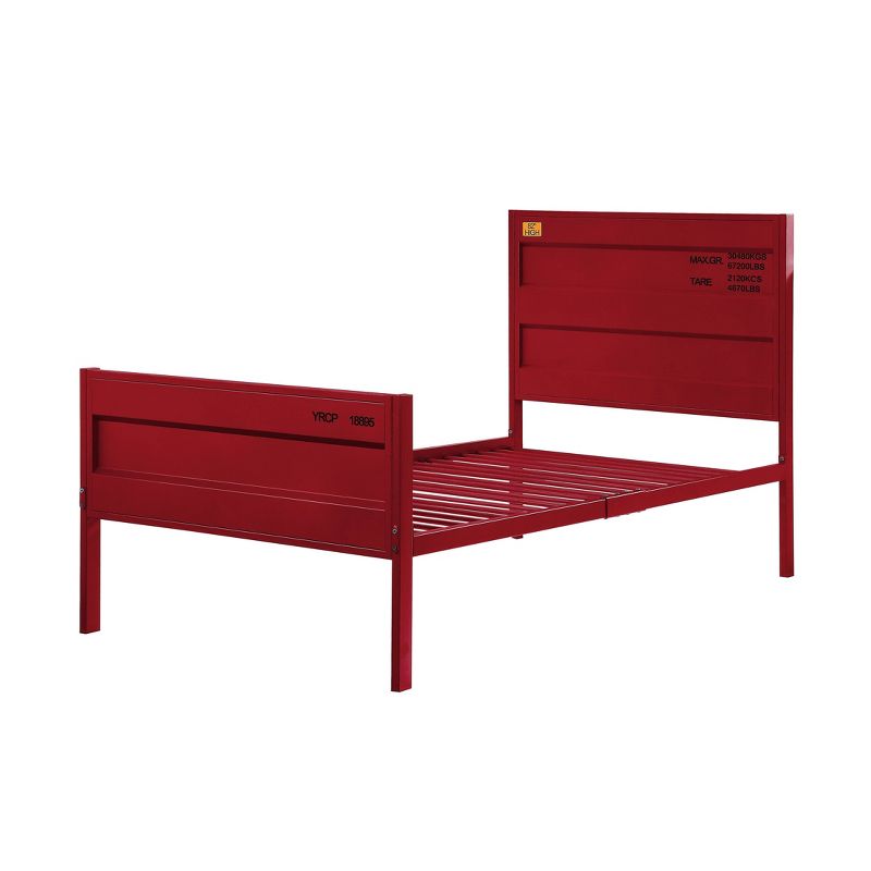 Cargo 79&#34; Full Bed Red - Acme Furniture, 3 of 6