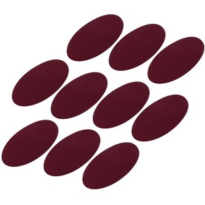 Unique Bargains Oval Iron-on Washable Clothes Hole Repairing Denim Patches 10 Pcs - 1 of 4