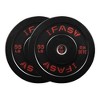 Sapphtopaz Olympic Bumper Weight Plates for Barbell, Rubber Plate with 2-Inch Steel Insert Barbell Plates for Weightlifting and Strength Training - 2 of 4
