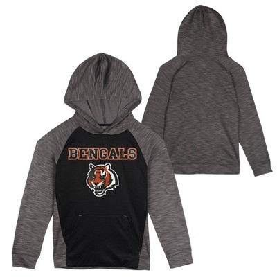 NFL Cincinnati Bengals Girls' Fleece Hooded Sweatshirt - XS