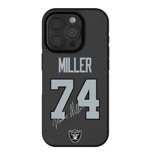 Keyscaper NFL Las Vegas Raiders Players Game Tactic Bump Cell Phone Case for Apple iPhone - 1 of 4