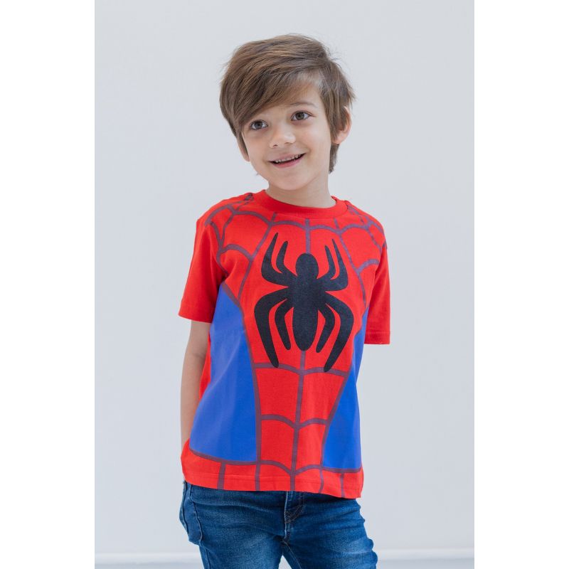 Marvel Spidey and His Amazing Friends 3 Pack Graphic T-Shirts Little Kid, 2 of 9