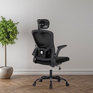 COZONY Ergonomic Office Chair, High Back Desk Chair with Adjustable Headrest and Lumbar Support, Mesh Computer Chair with 3D Armrests - 1 of 4