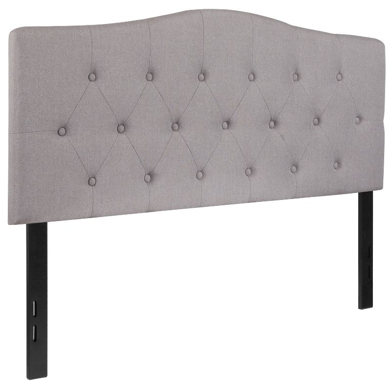 Flash Furniture Cambridge Arched Button Tufted Upholstered Headboard, 4 of 9