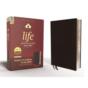 Niv, Life Application Study Bible, Third Edition, Bonded Leather, Black, Red Letter Edition - (NIV Life Application Study Bible, Third Edition)