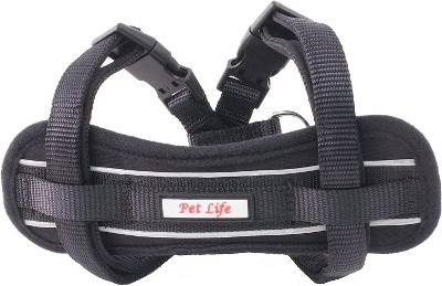Pet Life Mountaineer Chest Compression Adjustable Reflective Easy Pull Dog Harness