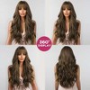 Jessie's Wig 26 Inch Long Wavy Wig Synthetic Wig Brown 1 Pc/Pack - 4 of 4