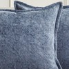 Market & Place 2 Pack Chenille Decorative Pillow Covers 20" x 20" - 3 of 4
