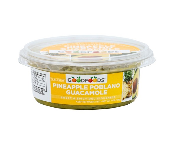 Good Foods Pineapple Poblano Guacamole - 7oz