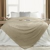 White Warm Blanket with Breathable and Soft for Couch and Bed - 2 of 4