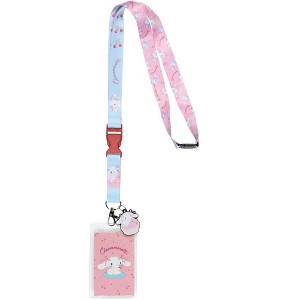 Cinnamoroll ID Lanyard Badge Holder Cherry Design Card and 2" Rubber Pendant - 1 of 4