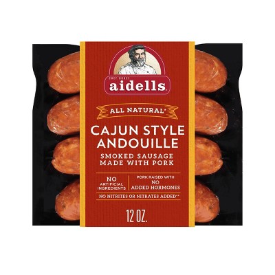 Aidells Cajun Style Andouille Smoked Pork Sausage - 12oz/4ct