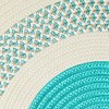 Colonial Mills Crescent Rugs, 4' x 4' Round, Teal Green - 4 of 4