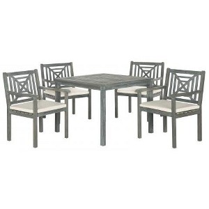 Del Mar 5 Pc Dining Set - Outdoor - PAT6722 - Safavieh - 1 of 4