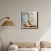 Art Remedy Glam Cowgirl Boots Chic Farmhouse Wall Art Framed - 2 of 4