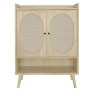 TIRAMISUBEST 2-Door Shoe Cabinet - Natural Wood Freestanding Storage for Entryway, Hallway or Closet - 3 of 4