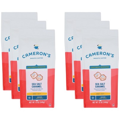 Cameron's Ground Coffee Sea Salt Caramel - Case of 6 - 12 oz