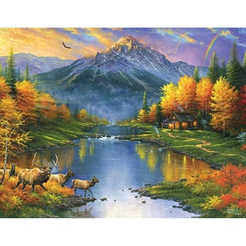 Sunsout Mountain Retreat 1000 Pc Large Pieces Jigsaw Puzzle 69611 : Target