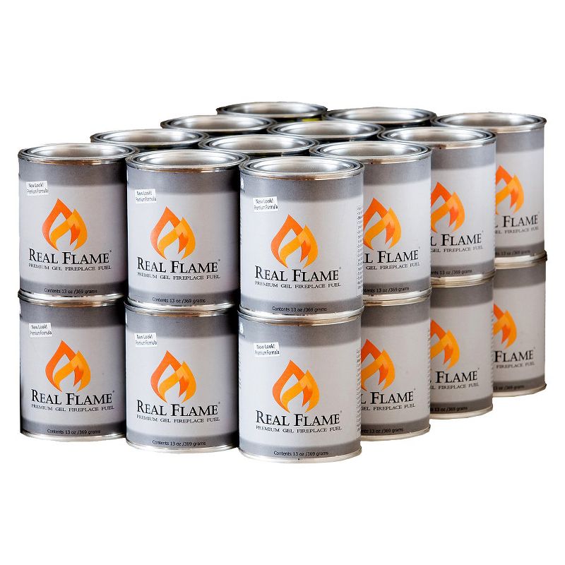 Real Flame 13oz 24pk Premium Gel Fuel Cans, 3 of 4