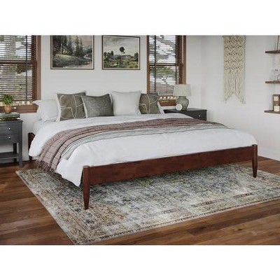 AFI Furnishings Pasadena 14 in King Platform Bed Frame in Walnut