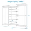 VIPEK S3 Heavy Duty Garment Rack Free Standing Clothes Rack Closet Storage Organizer Large Wardrobe with 6-Tier Shoe Rack - image 2 of 4