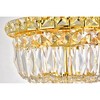 Elegant Lighting Wiley Collection Flush Mount D10in H8in Lt:4 Gold Finish - 4 of 4