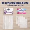 Downy Light Mega Dryer Sheets, Fabric Softener Dryer Sheets, White Lavender, 180 Count - 4 of 4