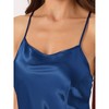 INSPIRE CHIC Womens Satin Nightdress Slit Nightgown Sleeveless Backless Silky Midi Sleepwear - 4 of 4