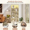 83.4'' Tall Freestanding Bookcase with Adjustable Shelves and LED Light Bar, Home Office Storage Bookshelf Organizer-3irtyhousy - 3 of 4