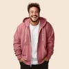 Dalix Astronaut Embroidered Hoodie Fleece Sweatshirt Zip Front Mens - 4 of 4