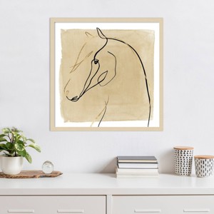 Amanti Art Great Stallion I by Isabelle Z Wood Framed Wall Art Print - 1 of 4