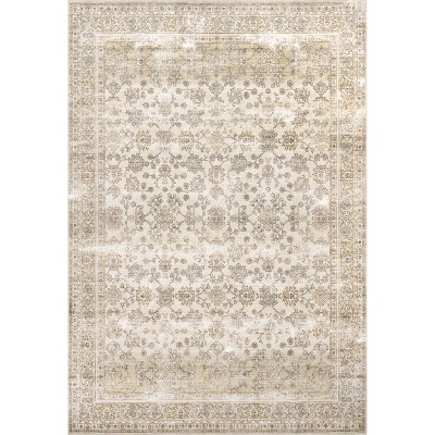 nuLOOM Deadra SpinClean Machine Washable Stain-Resistant Area Rug