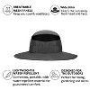 Tirrinia Kids Boonie Bucket Hat, Outdoor UV Sun Protection Water Repellent Hike Garden Party Hats - 3 of 4