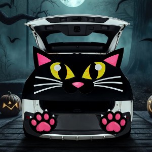 SYNCFUN Halloween Trunk or Treat Car Decorations Kit with Bat Design, Car Archway Garage Decoration for Halloween Decoration Garage Decor - 1 of 4