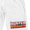 Hunter X Hunter Logo Men's White Sleep Pajama Shorts - 2 of 4