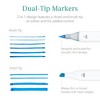 Best Choice Products Set of 168 Alcohol-Based Markers, Dual-Tipped Pens w/ Brush & Chisel Tip, Carrying Case - 3 of 4