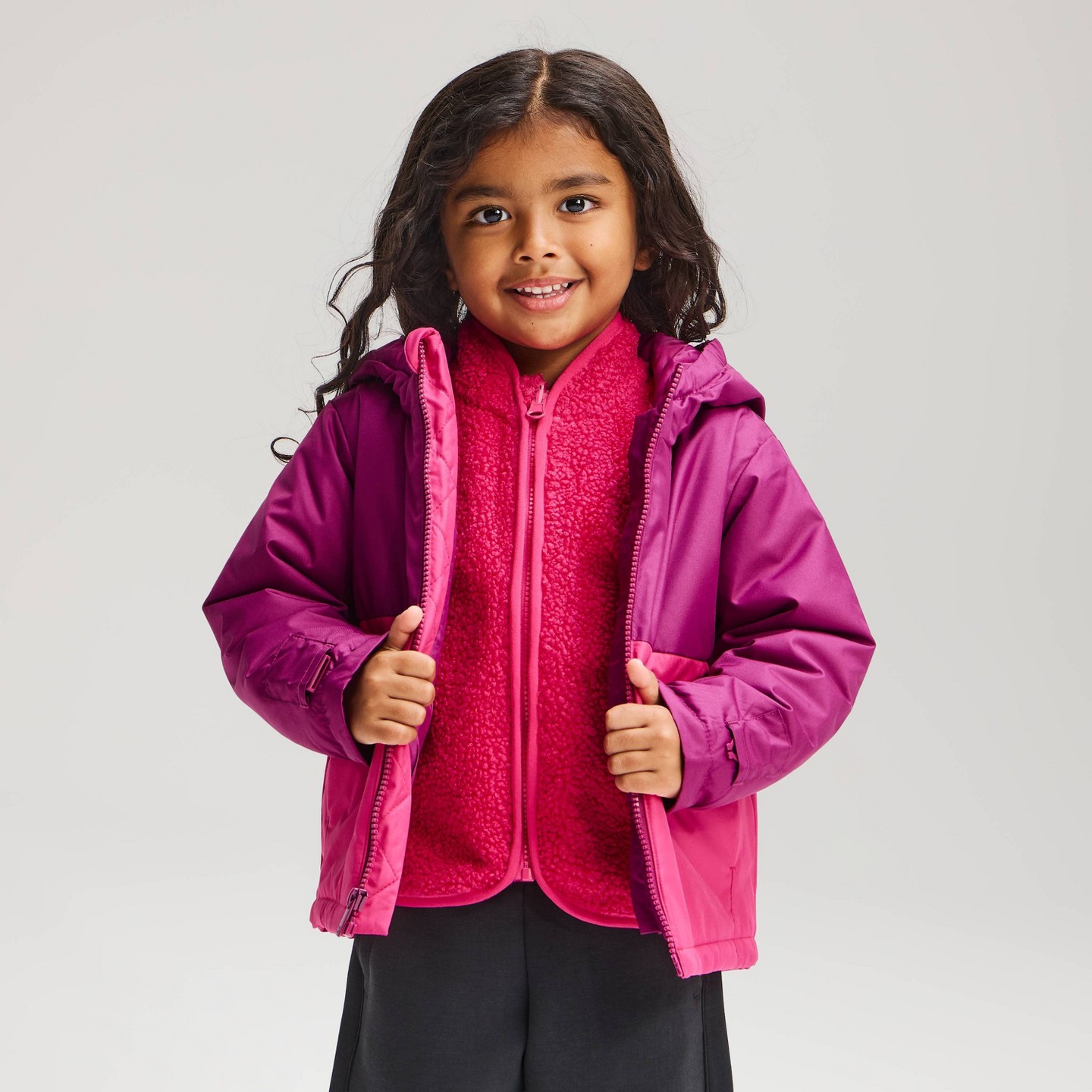 Куртка All In Motion Jacket для девочек-малышей, цвет: Розовый — фото 1